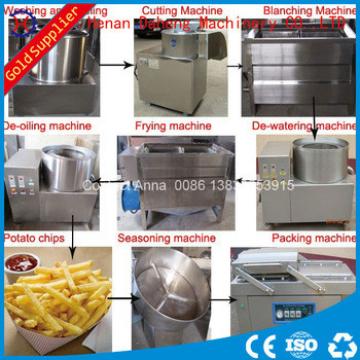 100kg/h fried potato chips making machine