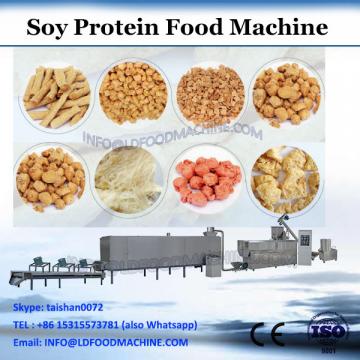 Twin screw extruder for soy protein