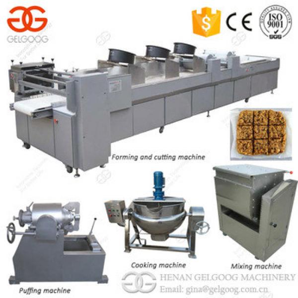 2017 Stainless Steel Hot Selling Bar Production Line Granola Sesame Peanut Crisp Candy Making Machine